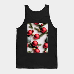 Christmas Seamless Pattern, Christmas Decorations #5 Tank Top